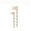 Awei CL-92 Καλώδιο Φόρτισης 2m Lightning L Type Fast Charging Data Cable - Χρώμα: Χρυσό