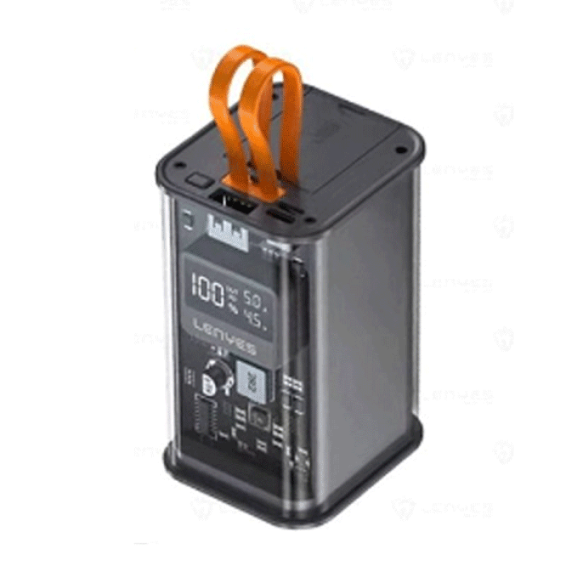 LENYES PX252D Power bank Wireless PD20W Super Fast Charging 22.5W 20000mAh - Χρώμα: Μαύρο