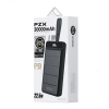PZX V25 Power Bank 30000 MAh με 3 Θύρες USB 1 Θύρα Type-C 1 Θύρα micro-usb και 1 Θύρα Lightning - Χρώμα: Μαύρο