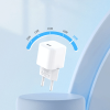 PZX P45 PD Fast Charging Φορτιστής SmartPhone με 1 θύρα Type-C 20W - Χρώμα: Λευκό