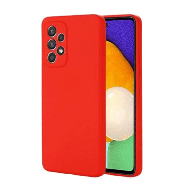 Θήκη Πλάτης Σιλικόνης Soft για Samsung Galaxy A33 5G - Χρώμα : Κόκκινο
