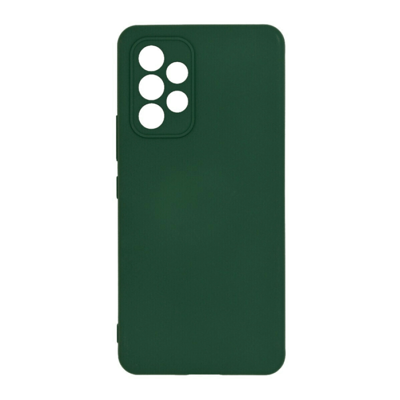 Θήκη Πλάτης Σιλικόνης Soft για Samsung Galaxy A53 5G - Χρώμα : Σκούρο Πράσινο