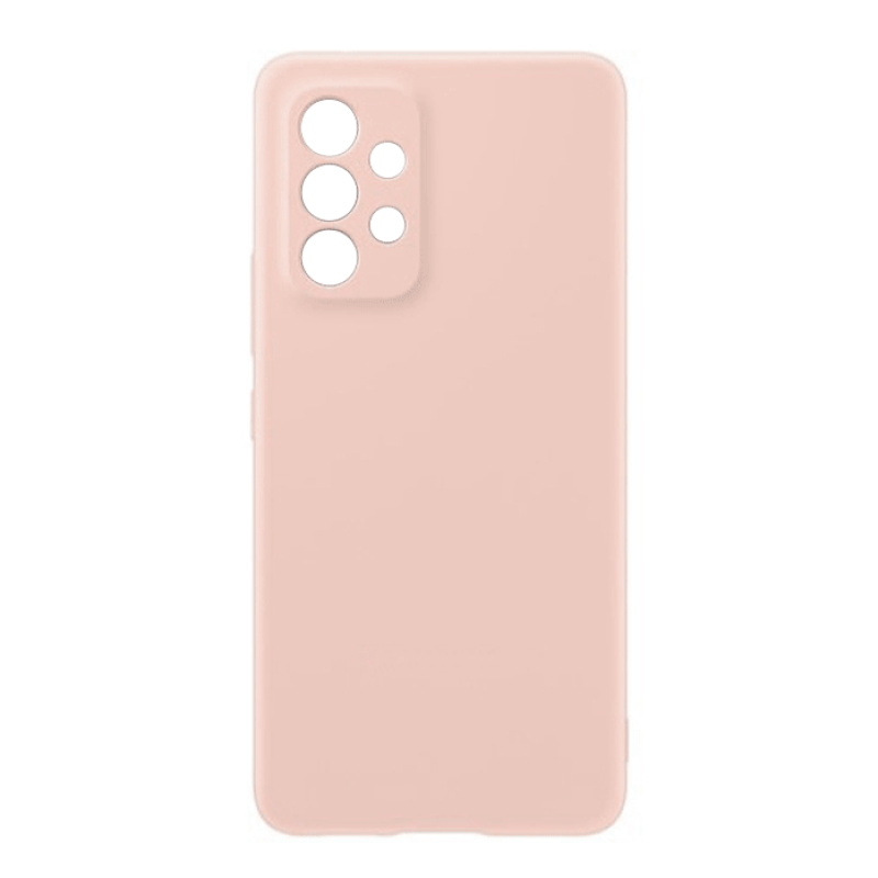 Θήκη Πλάτης Σιλικόνης Soft για Samsung Galaxy A33 5G - Χρώμα : Απαλό Ροζ