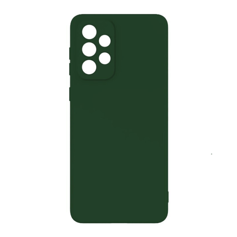 Θήκη Πλάτης Σιλικόνης Soft για Samsung Galaxy A33 5G - Χρώμα : Σκούρο Πράσινο