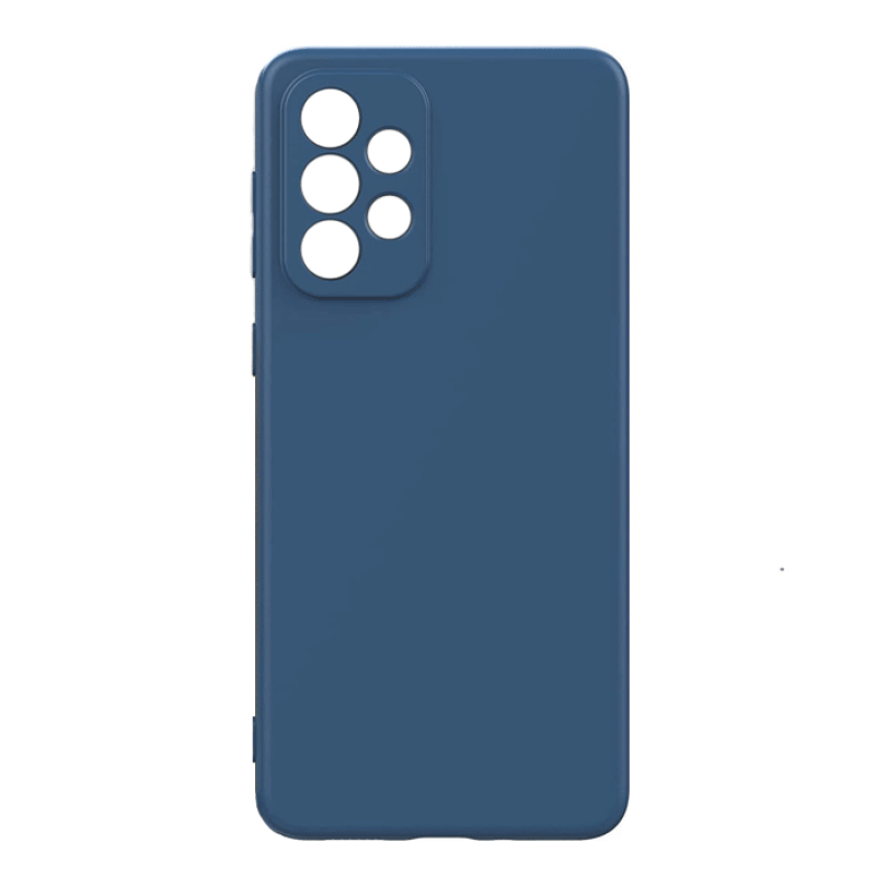 Θήκη Πλάτης Σιλικόνης Soft για Samsung Galaxy A33 5G - Χρώμα : Μπλε