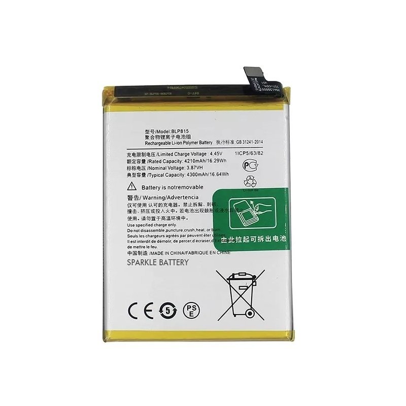 Μπαταρία compatible for Oneplus blp815 για Oneplus Nord N10 5G - 4300mAh Bulk