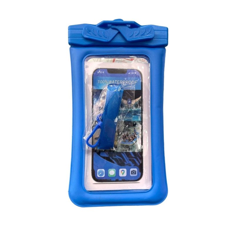 Αδιάβροχη Θήκη για Κινητά Smartphones / Waterproof Phone Case εως 7" - Χρώμα: Μπλε