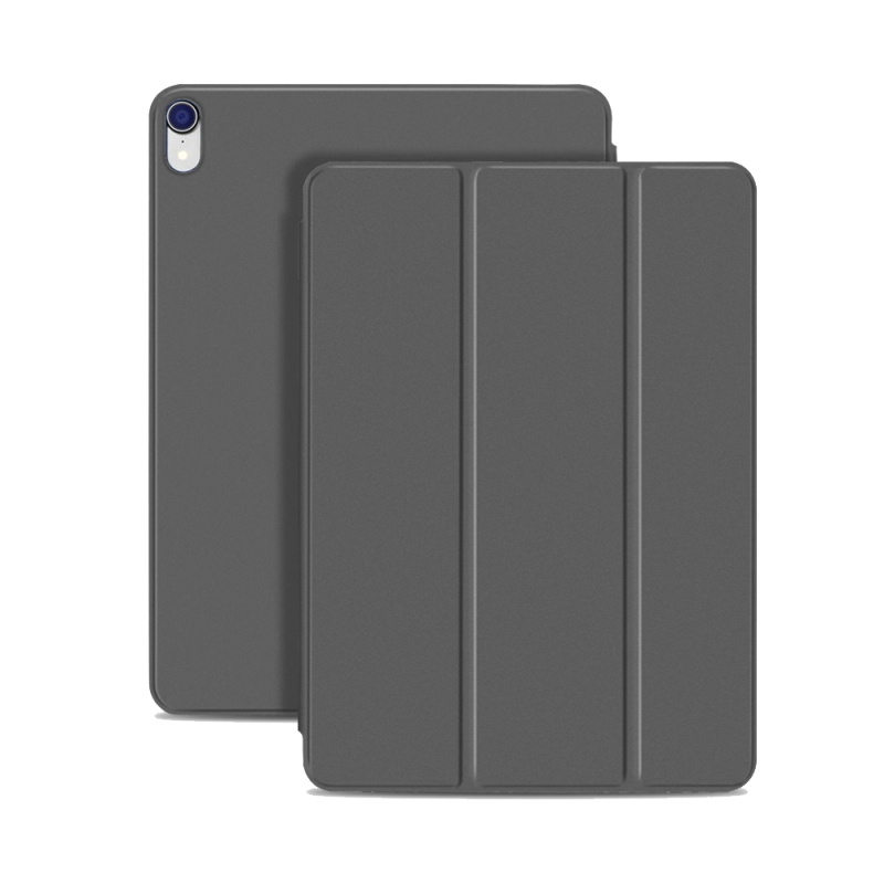 Θήκη Slim Smart Tri-Fold Cover New Design HQ για Samsung Galaxy S9 Plus/S9 FE Plus - Χρώμα: Γκρι