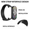 Λουράκι σιλικόνης για Xiaomi Mi Band 8 - Γκρι