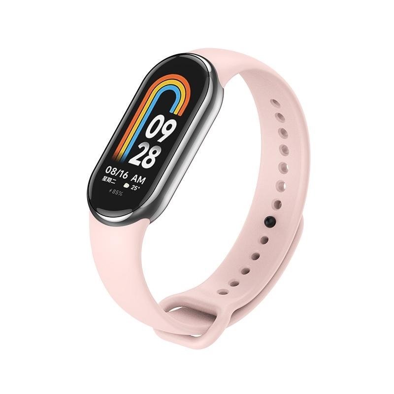 Λουράκι σιλικόνης για Xiaomi Mi Band 8 - ροζ
