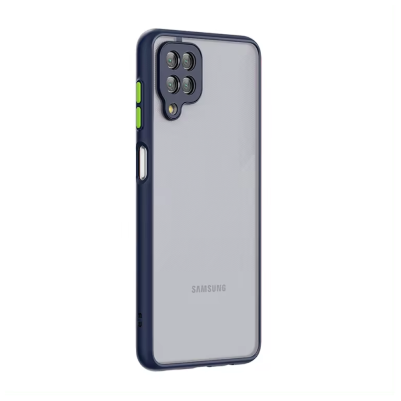 Θήκη Πλάτης Matte Shockproof Bumper Hard Protective για Xiaomi Redmi A3 2024 - Χρώμα: Μπλε