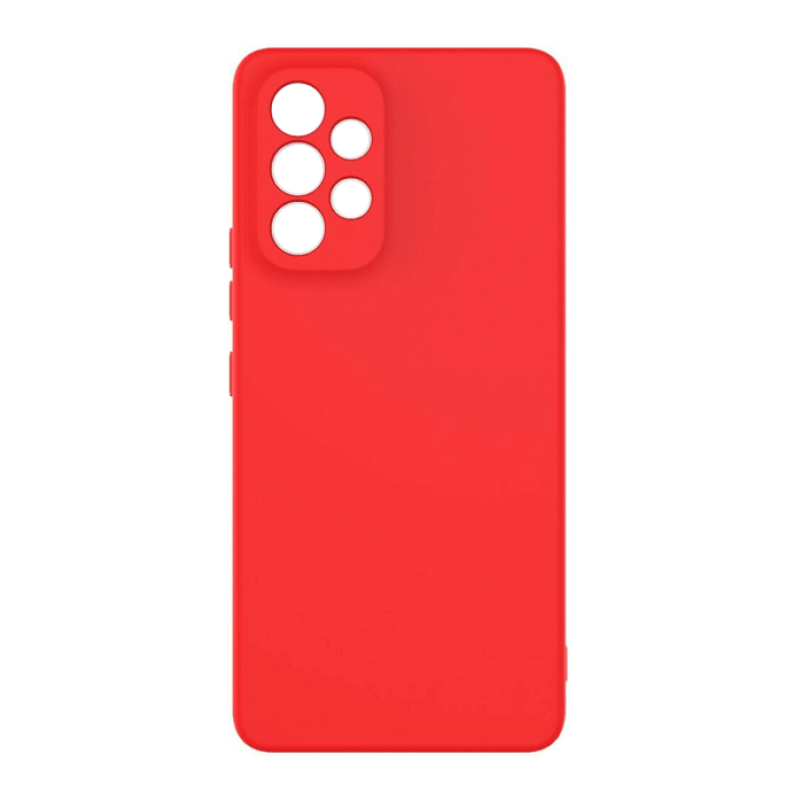 Θήκη Πλάτης Σιλικόνης Soft για Xiaomi Redmi Note 13 5G - Χρώμα : Kόκκινο