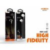 Moxom MX-EP07 Earbuds Handsfree με Βύσμα 3.5mm - Black Gold