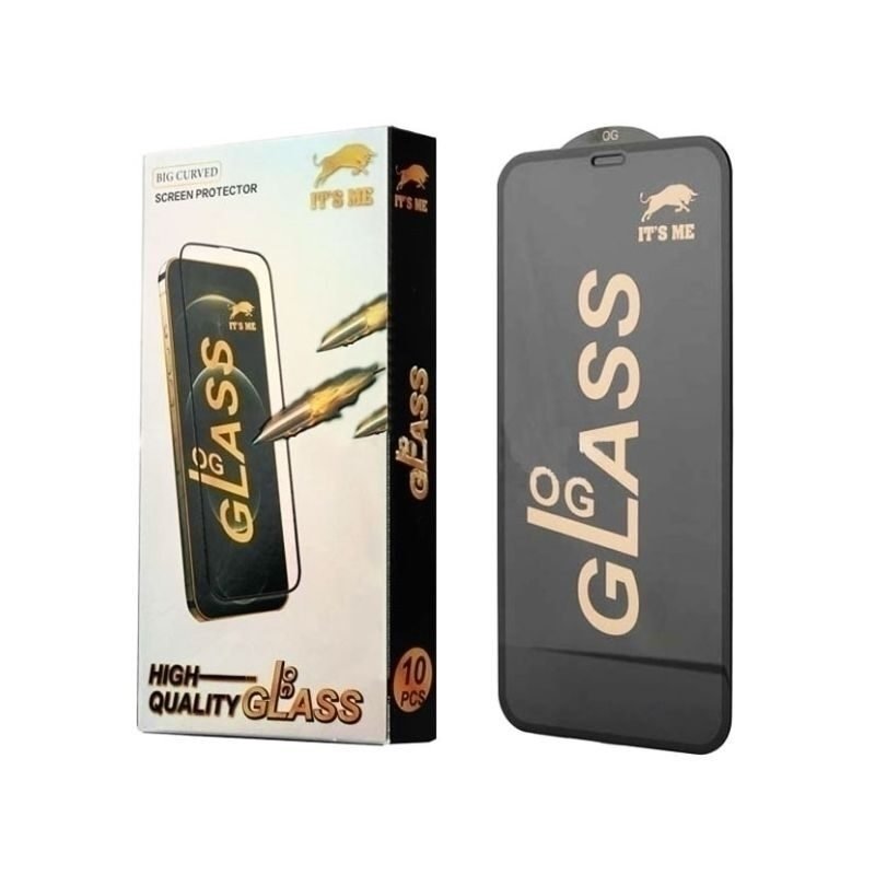 Προστασία Οθόνης OG Full Glass Full Glue Tempered Glass για Samsung Galaxy S24 FE - Χρώμα: Μαύρο
