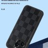 PIBLUE PL93 Θήκη τηλεφώνου Skin Like Matte Check Anti Fall Nonstick Fingerprint Για Apple IPhone 16 Plus - Μαύρο