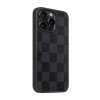 PIBLUE PL93 Θήκη τηλεφώνου Skin Like Matte Check Anti Fall Nonstick Fingerprint Για Apple IPhone 16 - Σκουρο Γκρι