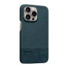 PIBLUE PL84 Δερμάτινη Αντι-Ολισθητική θήκη για Apple IPhone 14 Pro Max - Σκούρο Μπλε