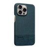 PIBLUE PL84 Δερμάτινη Αντι-Ολισθητική θήκη για Apple IPhone 15 Pro - Σκούρο Μπλε