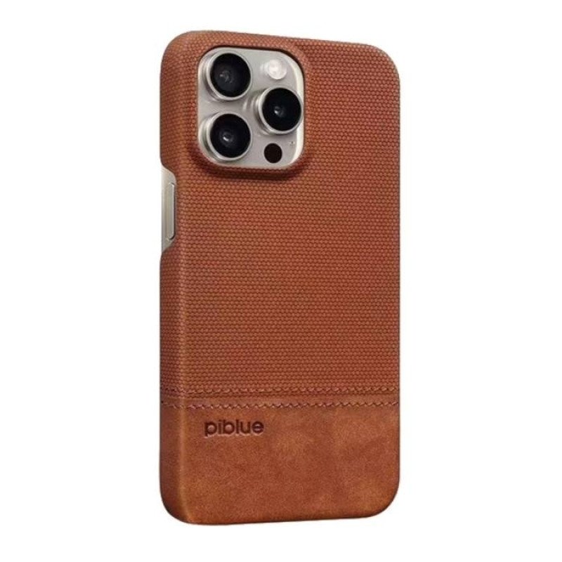 PIBLUE PL84 Δερμάτινη Αντι-Ολισθητική θήκη για Apple IPhone 14 Pro - Καφέ