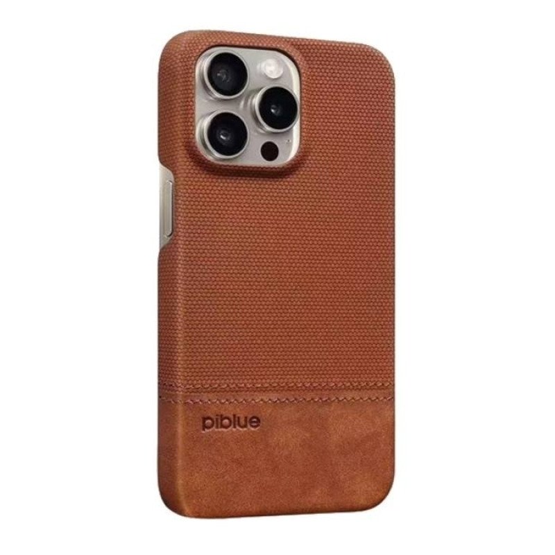 PIBLUE PL84 Δερμάτινη Αντι-Ολισθητική θήκη για Apple IPhone 14 Pro Max - Καφέ