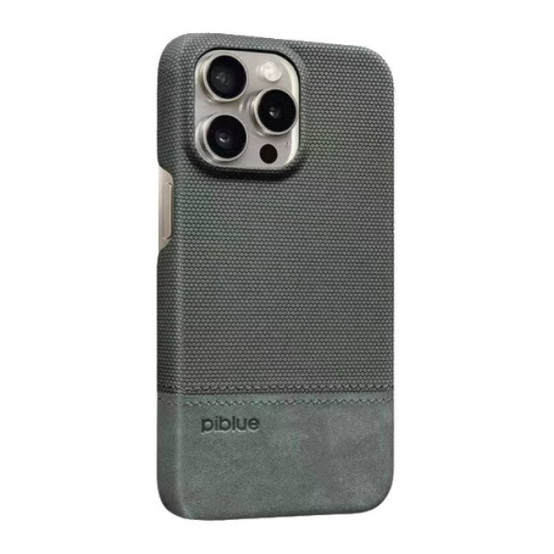 PIBLUE PL84 Δερμάτινη Αντι-Ολισθητική θήκη για Apple IPhone 14 Pro - Γκρι