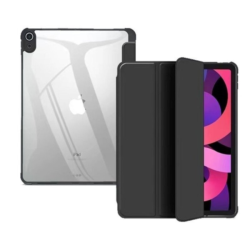 Θήκη Slim Smart Tri-Fold Cover New Design για Ipad Mini 7 2024 - Χρώμα: Μαύρο