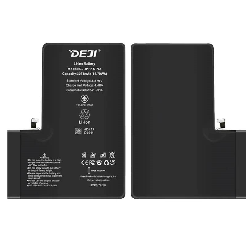 Deji Συμβατή Μπαταρία Αντικατάστασης για Apple IPhone 15 Pro - 3274mAh