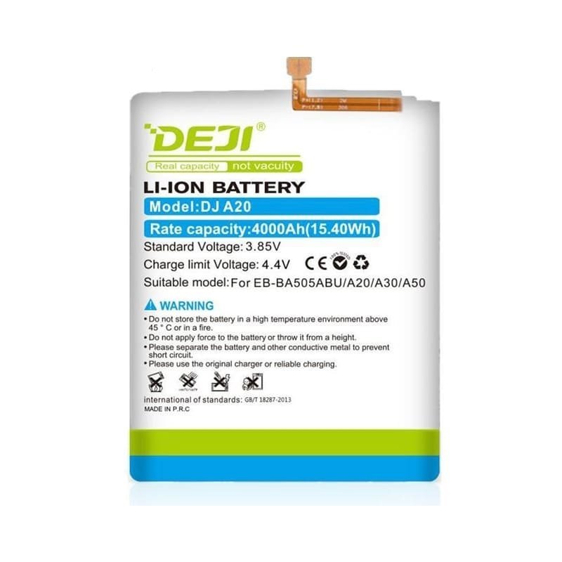 DEJI EB-BA505ABU Συμβατή Μπαταρία Αντικατάστασης για Samsung Galaxy A20/A30/A50/A30S/A50S - 4000mAh