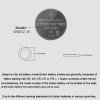 PUJIMAX PJ-CR2032 3V Lithium Button Battery - (5pcs)