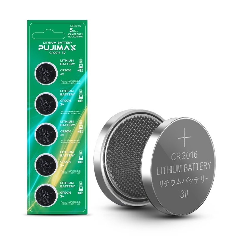 PUJIMAX CR1632 Non-Rechargeable 3V Lithium Battery - (5Pcs)