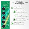PUJIMAX CR1632 Non-Rechargeable 3V Lithium Battery - (5Pcs)