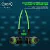 YESPLUS YS-611  ΑΚΟΥΣΤΙΚΑ BLUETOOTH ΚΡΕΜΑΣΤΕ ΣΤΟ ΛΑΙΜΟ ΜΕ ΜΑΓΝΑΤΙΚΗ - ΜΑΥΡΟ