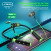 YESPLUS YS-611  ΑΚΟΥΣΤΙΚΑ BLUETOOTH ΚΡΕΜΑΣΤΕ ΣΤΟ ΛΑΙΜΟ ΜΕ ΜΑΓΝΑΤΙΚΗ - ΜΑΥΡΟ