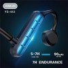 YESPLUS YS-613 ΑΘΛΗΤΙΣΜΟΣ ΑΣΥΡΜΑΤΟ ΑΚΟΥΣΤΙΚΑ BLUETOOTH ΚΡΕΜΑΣΤΕ ΣΤΟ ΛΑΙΜΟ - ΜΑΥΡΟ