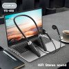 YESPLUS YS-618 ΑΘΛΗΤΙΣΜΟΣ ΑΚΟΥΣΤΙΚΑ BLUETOOTH ΚΡΕΜΑΣΤΕ ΣΤΟ ΛΑΙΜΟ ΜΕ ΜΑΓΝΑΤΙΚΗ - ΜΑΥΡΟ