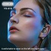 YESPLUS YS-619 ACTIVE NOISE CANCELLING ΑΣΥΡΜΑΤΟ ΑΚΟΥΣΤΙΚΑ BLUETOOTH ΚΡΕΜΑΣΤΕ ΣΤΟ ΑΥΤΙ - ΜΑΥΡΟ
