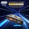 YESPLUS YS-912 22,5W ΓΡΗΓΟΡΗ ΚΑΙ ΑΣΥΡΜΑΤΗ ΦΟΡΤΙΣΗ POWERBANK - 10000mAh - ΜΑΥΡΟ