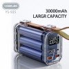 YESPLUS YS-935  PD 100W LED ΟΘΟΝΗ ΓΡΗΓΟΡΗ ΦΟΡΤΙΣΗ ΕΛΑΦΡΗ POWERBANK - 30000mAh - ΜΑΥΡΟ