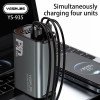 YESPLUS YS-935  PD 100W LED ΟΘΟΝΗ ΓΡΗΓΟΡΗ ΦΟΡΤΙΣΗ ΕΛΑΦΡΗ POWERBANK - 30000mAh - ΜΑΥΡΟ