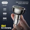 YESPLUS YS-1217 63W QUICK CHARGE 4X USB ΓΡΗΓΟΡΗ ΦΟΡΤΙΣΤΗΣ ΑΥΤΟΚΙΝΗΤΟΥ - ΜΑΥΡΟ