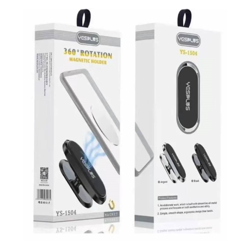 YESPLUS YS-1504 Περιστρεφομενη 360 Μοίρων Μαγνητικό Βάση Κινητού Αυτοκινήτου - Black