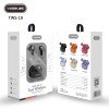 YESPLUS TWS19 Bluetooth 5.3 Ασύρματο Ακουστικά με Μικρόφωνο και Ελεγχο Αφής - Μπλε