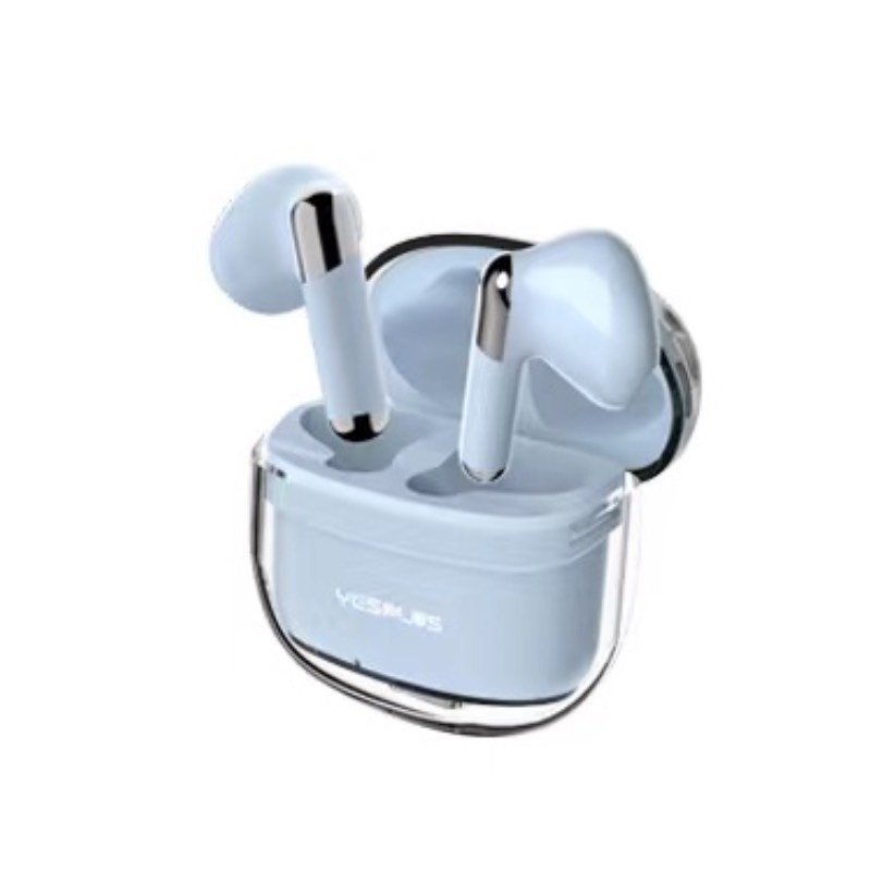 YESPLUS TWS19 Bluetooth 5.3 Ασύρματο Ακουστικά με Μικρόφωνο και Ελεγχο Αφής - Μπλε