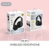 YESPLUS YS-517 Πτυσσόμενα ενσύρματα και ασύρματα ακουστικά Bluetooth με μπαταρία μεγάλης διάρκειας - Κόκκινο