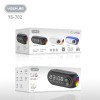 Yesplus YS-702 - Ηχείο Bluetooth και Ψηφιακό Ξυπνητήρι - Λέυκο