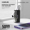 YESPLUS YS-929 MINI ΓΡΗΓΟΡΗ ΦΟΡΤΙΣΗ POWER BANK 5000mAh - ΡΟΖ