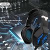 YESPLUS GM-103 3,5mm JACK ΑΚΟΥΣΤΙΚΑ ΠΑΙΧΝΙΔΙΟΥ VIRTUAL SURROUND ΜΕ ΦΩΣ LED ΚΑΙ ΜΙΚΡΟΦΩΝΟ - ΜΑΥΡΟ