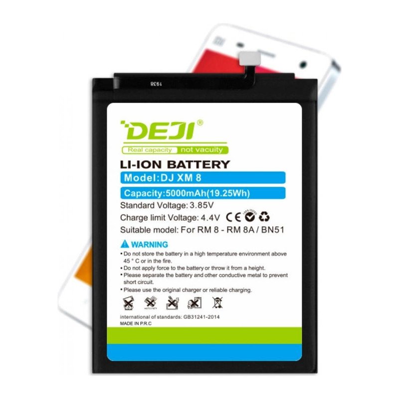 DEJI BN51 Συμβατή Μπαταρία Αντικατάστασης για Xiaomi Redmi 8 - 5000mAh