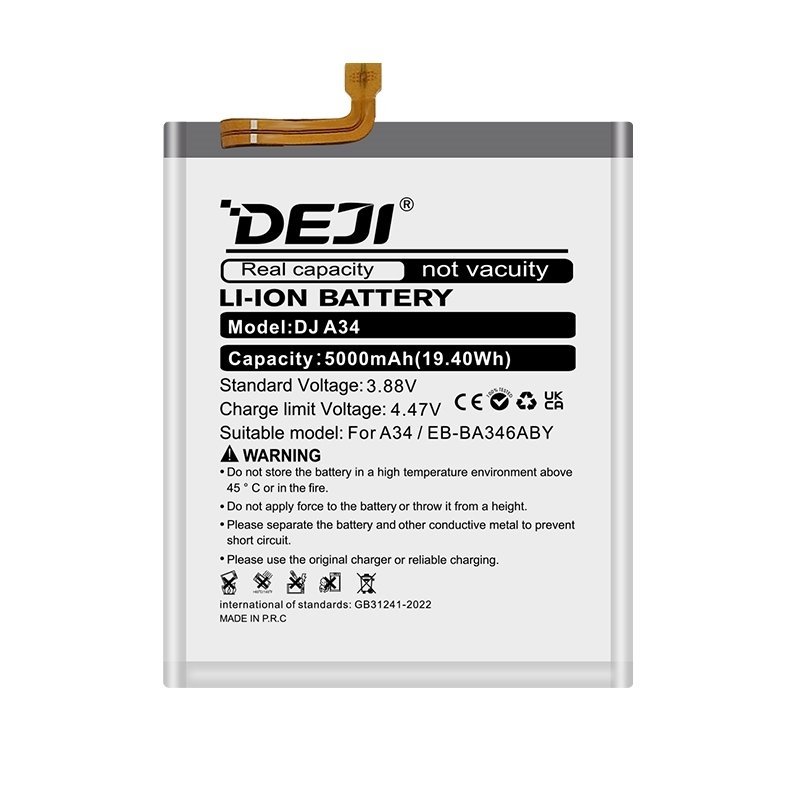 DEJI EB-BA346ABY Συμβατή Μπαταρία Αντικατάστασης για Samsung Galaxy A34 5G - 5000mAh