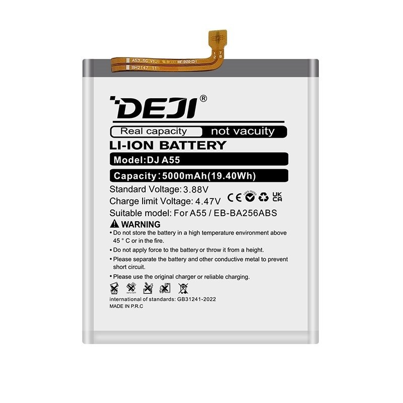 DEJI EB-BA256ABS Συμβατή Μπαταρία Αντικατάστασης για Samsung Galaxy A55 - 5000mAh